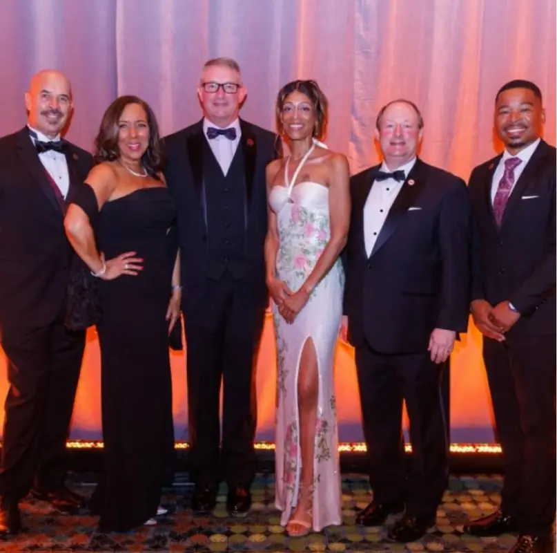 Knoxville Urban League leaders and guests at a community gala.