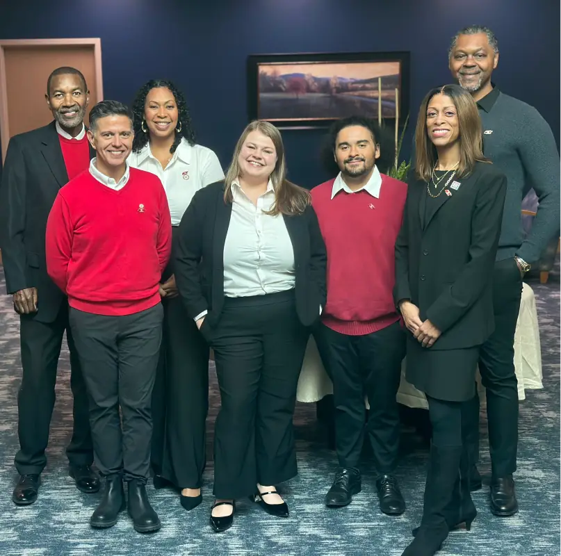 Knoxville Urban League team members posing together.