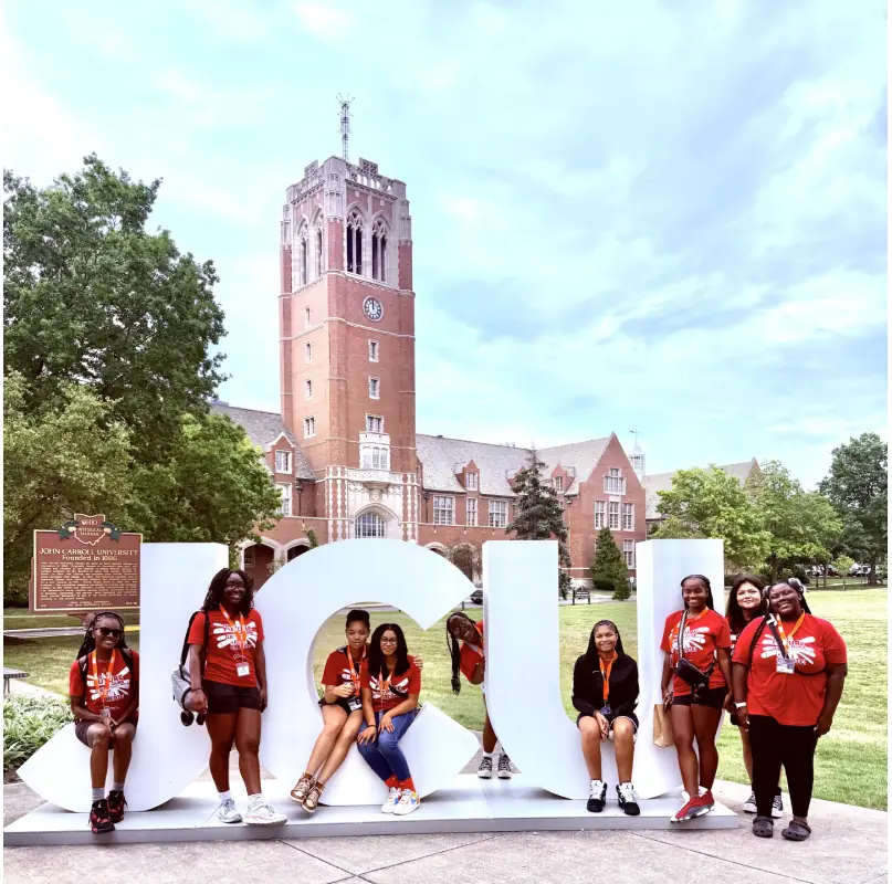 Knoxville Urban League team members at a University of Tennessee outreach event.