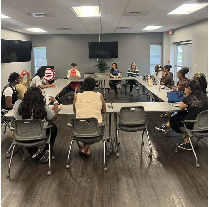 Community members attending a Knoxville Urban League workshop.