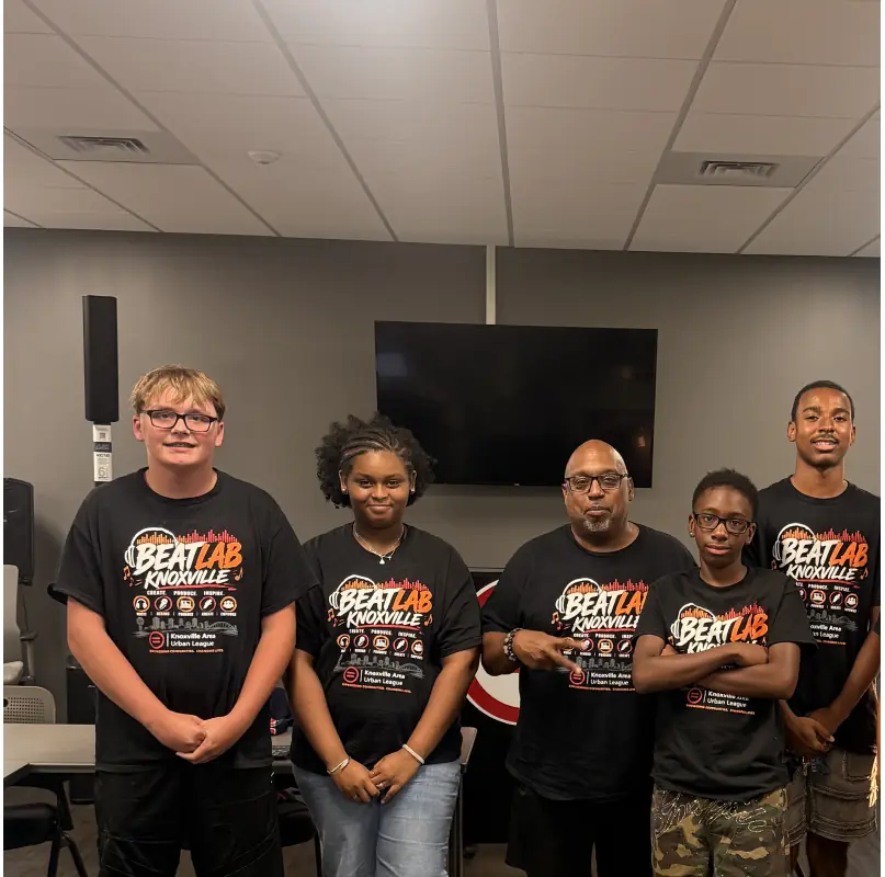 Participants in a Knoxville Urban League youth program.